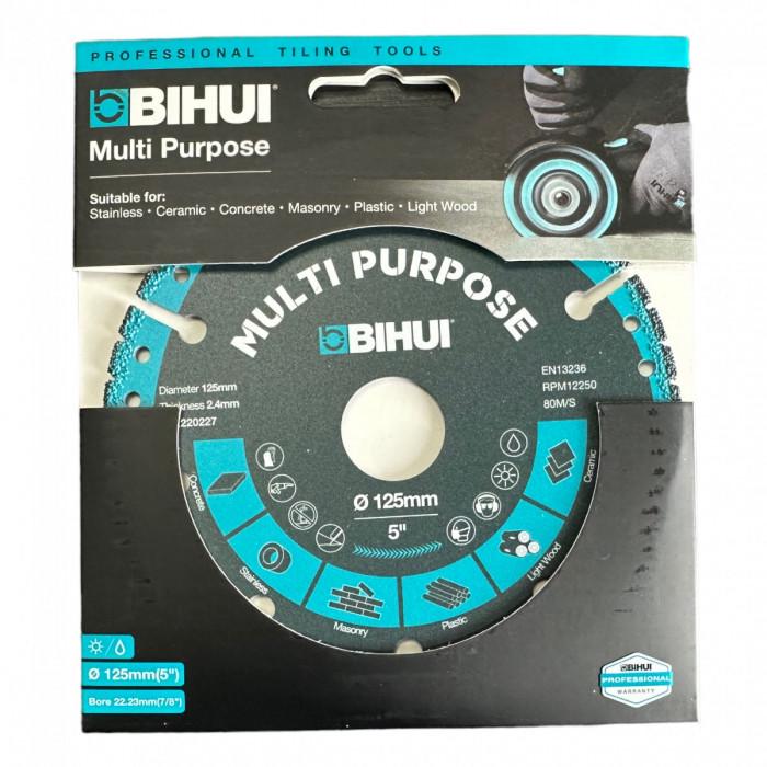 Диск алмазный BIHUI Multi Purpose 125x2,4x22,23 мм (DSBS125) - фото 4