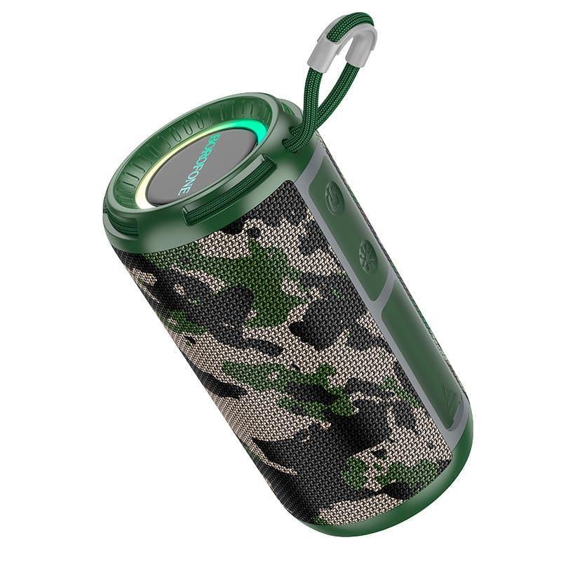 Портативная колонка Borofone Noble sports BT BR37 USB/TF/FM 5W 2h Camouflage/Green (589575)