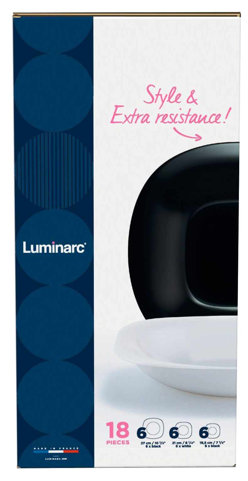 Сервиз Luminarc CARINE WHITE&BLACK 18 шт. (UG-N1489) - фото 10 Сервиз Luminarc CARINE WHITE&BLACK 18 шт. (UG-N1489) - фото 10