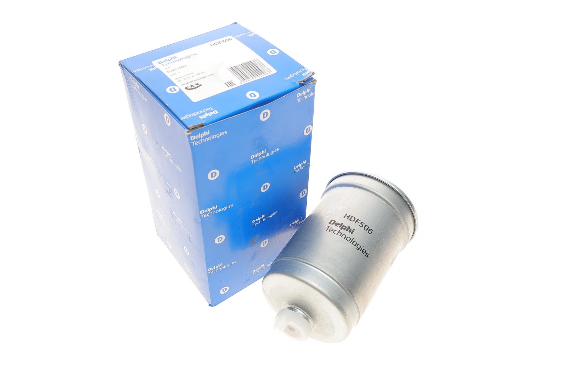 Фільтр паливний DELPHI для VW LT 2,4D/T3 1,6D/TD -88/Golf II -87 (HDF506)