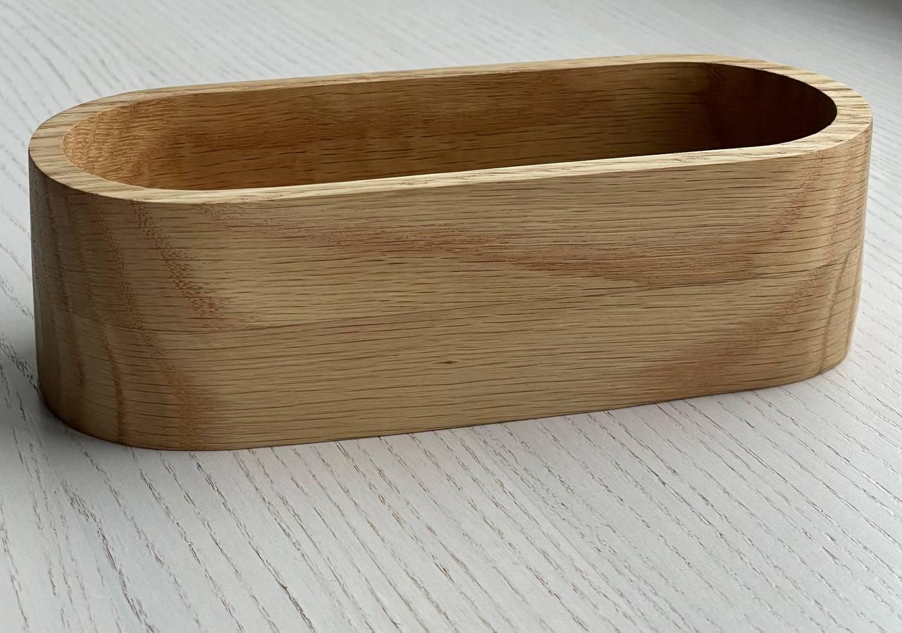 Овальная емкость из красного дуба для изготовления контейнерной свечи 17х7х6 см (9230135) - фото 8 Овальная емкость из красного дуба для изготовления контейнерной свечи 17х7х6 см (9230135) - фото 8