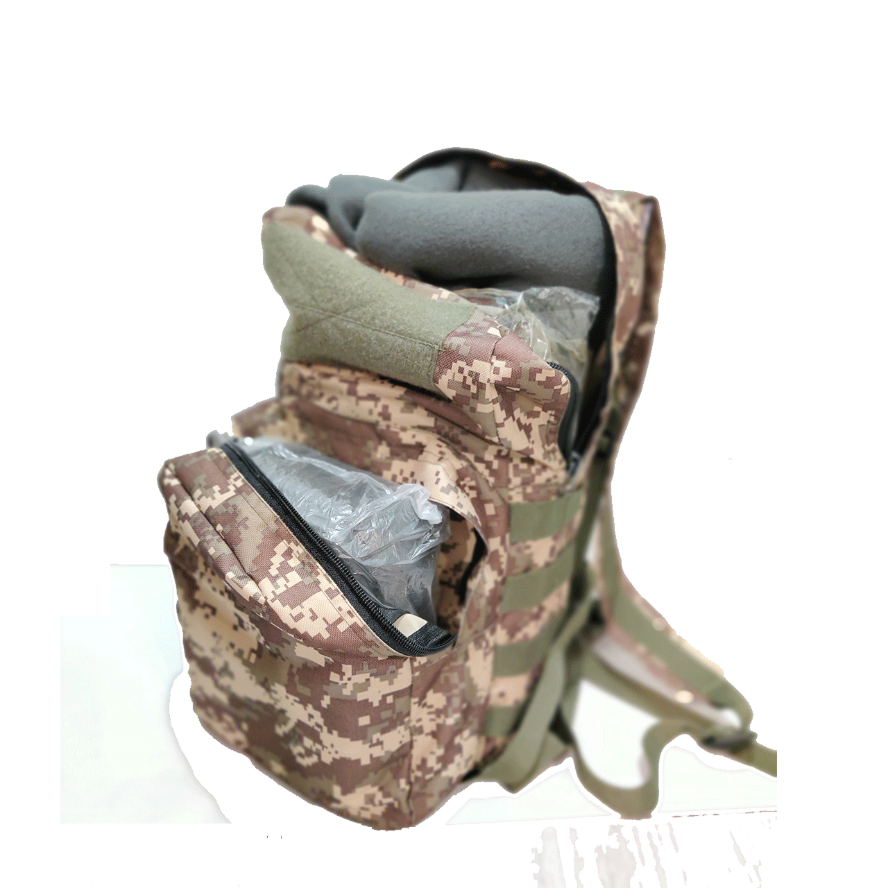 Сумка-рюкзак мужская военная 25 л Пиксель (18711364) - фото 5 Сумка-рюкзак мужская военная 25 л Пиксель (18711364) - фото 5