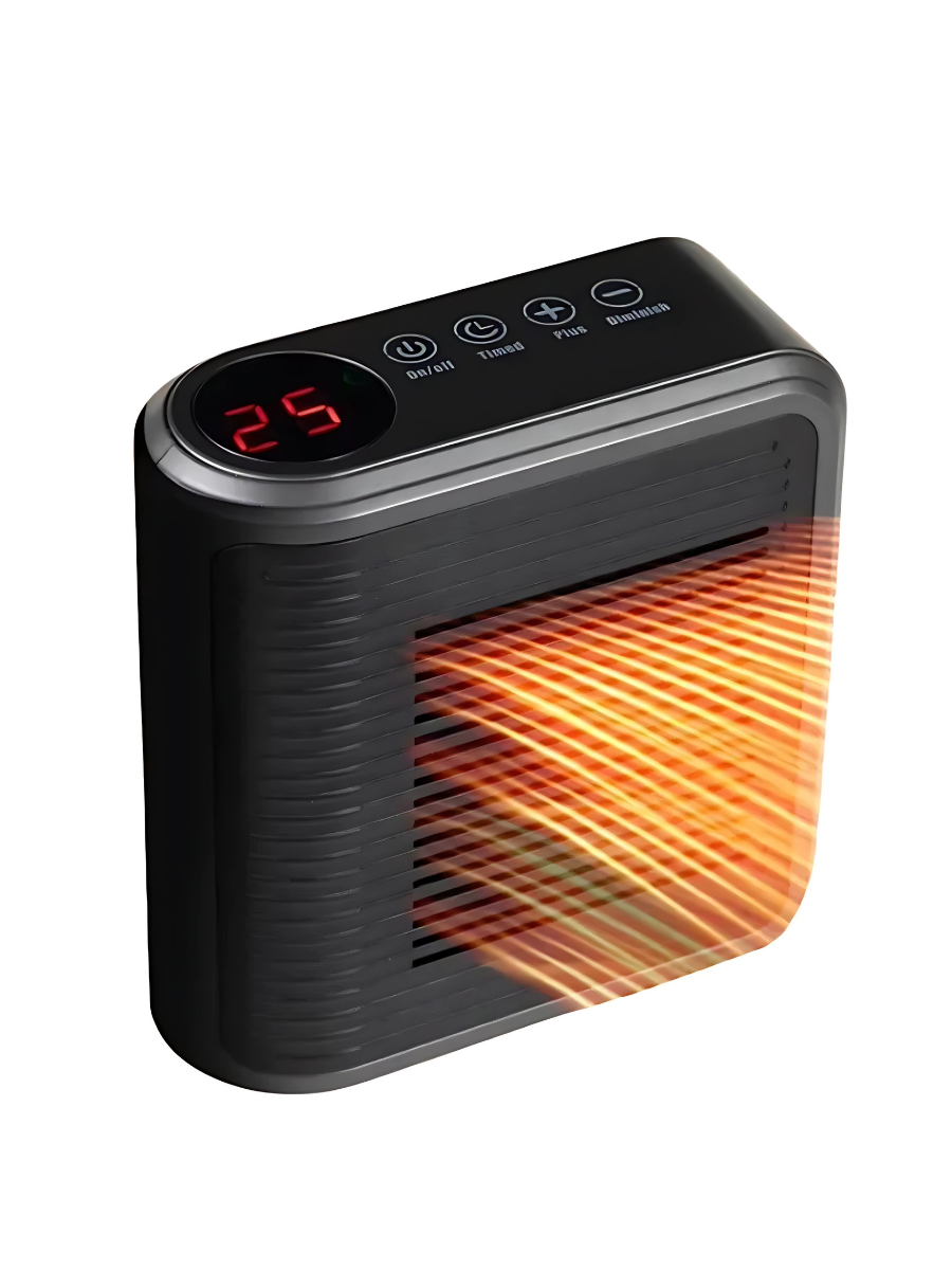 Тепловентилятор с таймером 800 Вт Серо-черный (3053128710) - фото 2