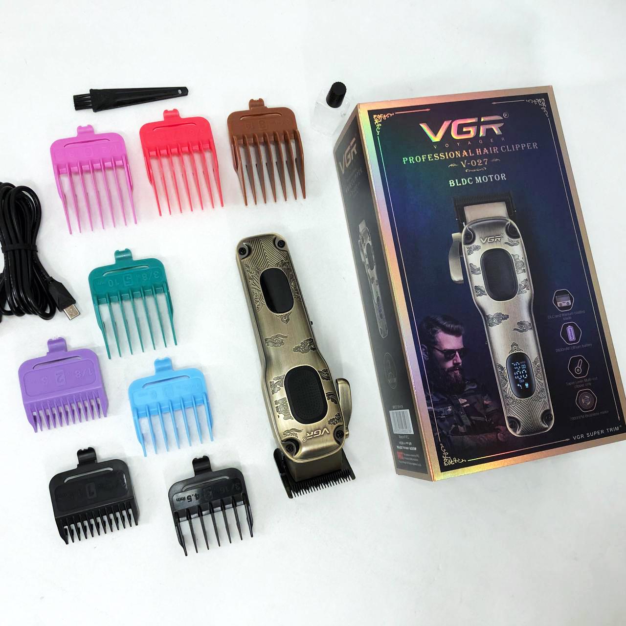 Машинка для стрижки акумуляторна VGR V-027