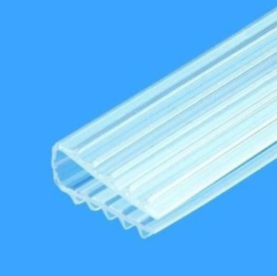 Уплотнитель для душевой кабины/гидробокса П-образный под толщину стекла 5-6 мм (26325504)