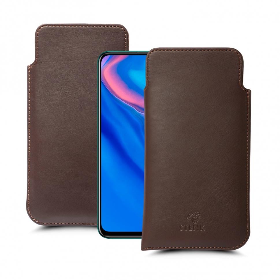 Футляр Stenk Elegance для Huawei P Smart Z Коричневый (63369)