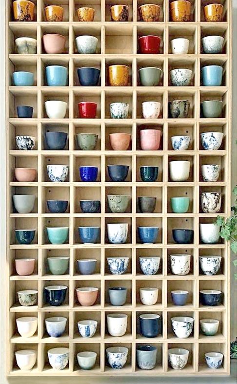 Полка для кружек из дерева Гарни Бланже (СДК-003101)