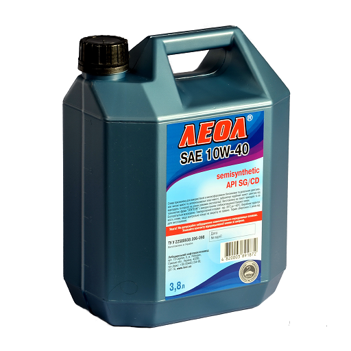 Олива моторна Леол 10W-40 SG/CD 3,8 л (2627085286) - фото 1 Олива моторна Леол 10W-40 SG/CD 3,8 л (2627085286) - фото 1