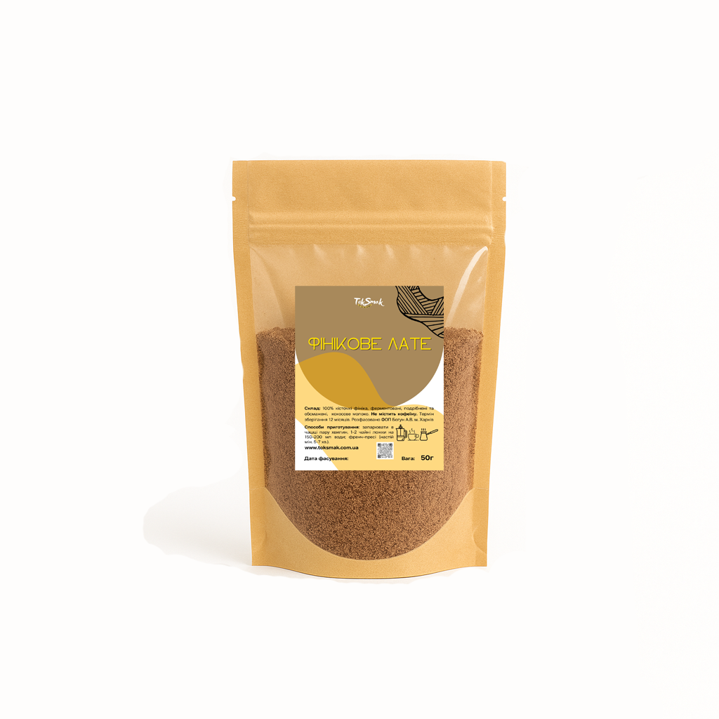 Лате финиковое TokSmak без кофеина 50 г (1866755556)