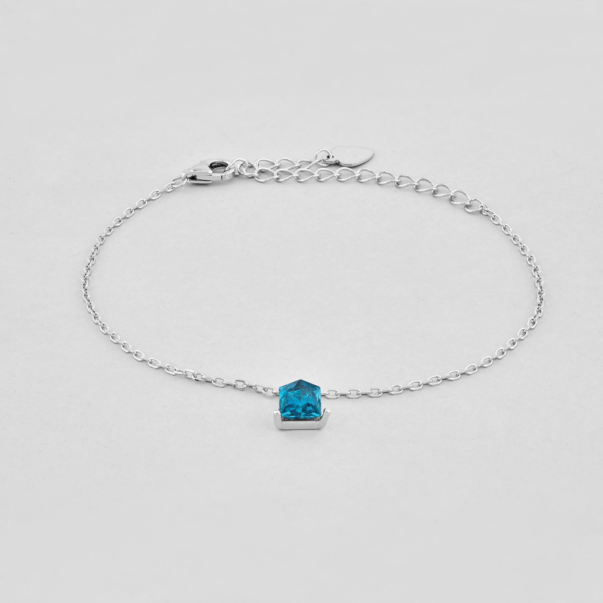 Браслет серебряный Minimal Душа океана (9550383с)