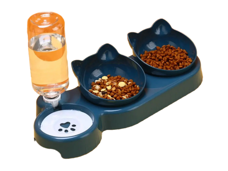 Годівниця для домашніх тварин 3в1 з автоматичною напувалкою
