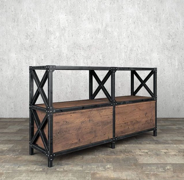 Столик консольний EcoLoft IN-2274 в стилі лофт (24643854)