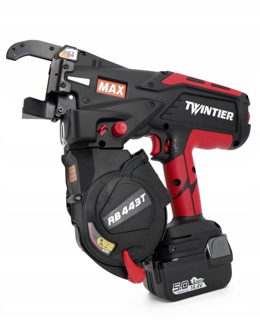 Пистолет аккумуляторный Max RB443T TWINTIER для вязки арматуры с аккумуляторами 5ah 2 шт. (36189891)