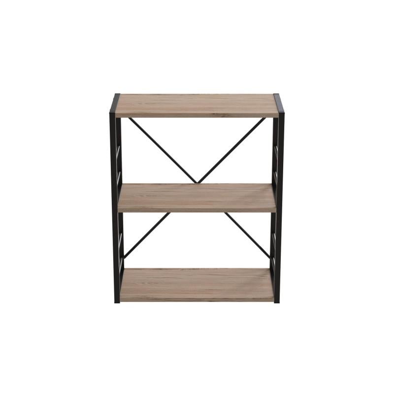 Етажерка Ferrum-decor Konekt 3/60 метал/ДСП Чорний/Дуб Сан-Марино (FRD-104255) - фото 1 Етажерка Ferrum-decor Konekt 3/60 метал/ДСП Чорний/Дуб Сан-Марино (FRD-104255) - фото 1