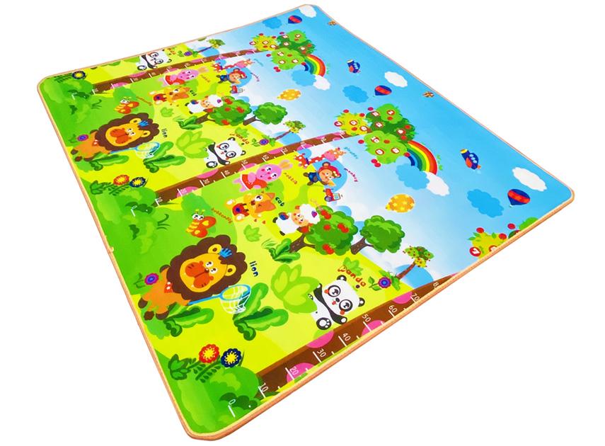 Термокилимок дитячий двосторонній Англійській Алфавіт 36/Панда 66 200x180x1 см (1724988032)