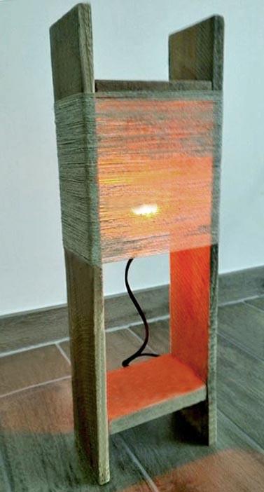 Светильник настенный из дерева Вайола Мускат (БРА-003507)