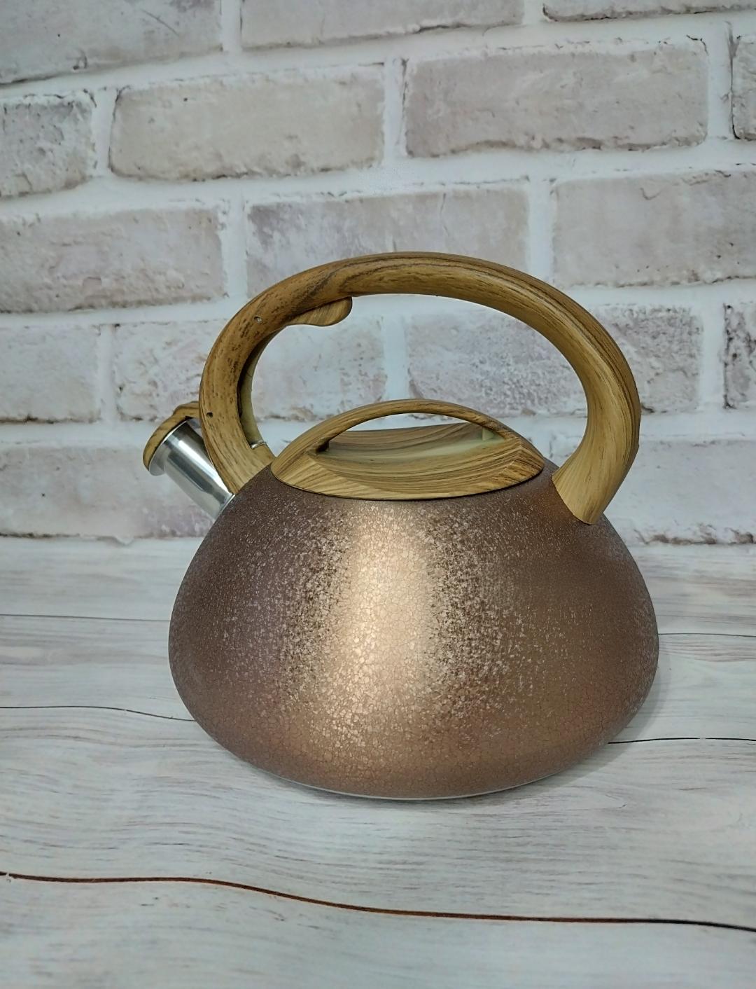 Чайник Zauberg ZB93 со свистком нержавеющая сталь 3 л (14516867)