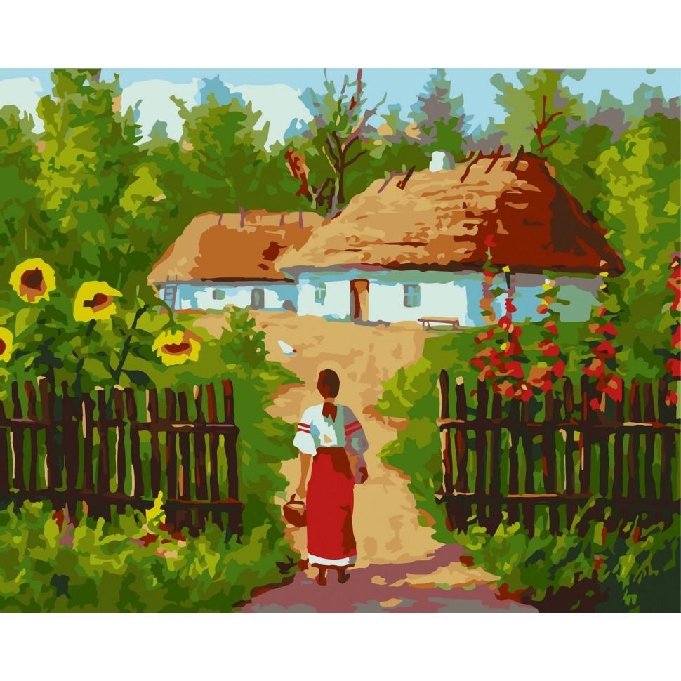 Картина по номерам Art Craft Украинские избушки 40x50 см (10350-AC)