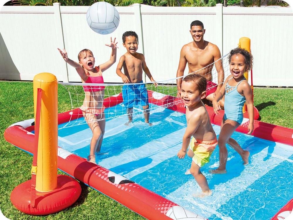 Надувной игровой центр Intex Активный Спорт детский 325х267х102 см (28443491) - фото 5