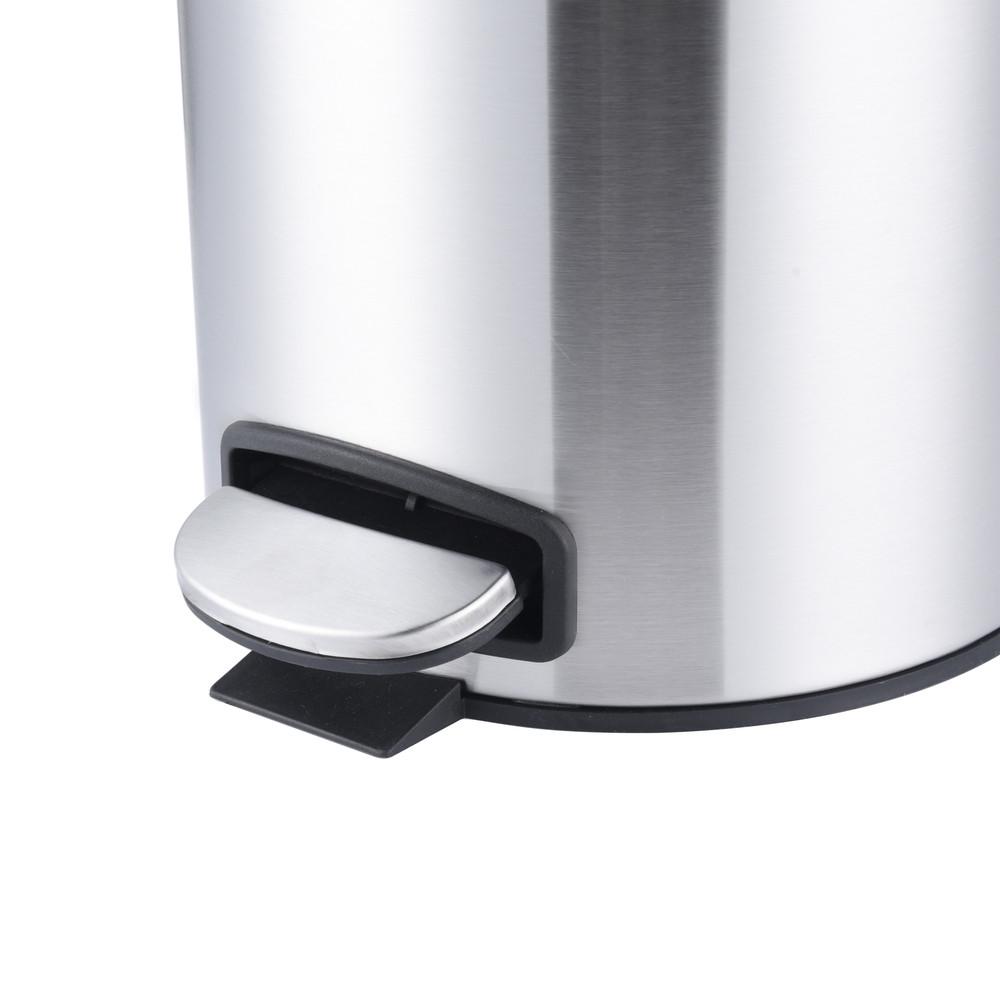 Мусорное ведро с плавным закрытием MIXXUS Ellipse-TC0205 SS Color круглое 5 л Нержавеющая сталь (MI7076) - фото 4 Мусорное ведро с плавным закрытием MIXXUS Ellipse-TC0205 SS Color круглое 5 л Нержавеющая сталь (MI7076) - фото 4