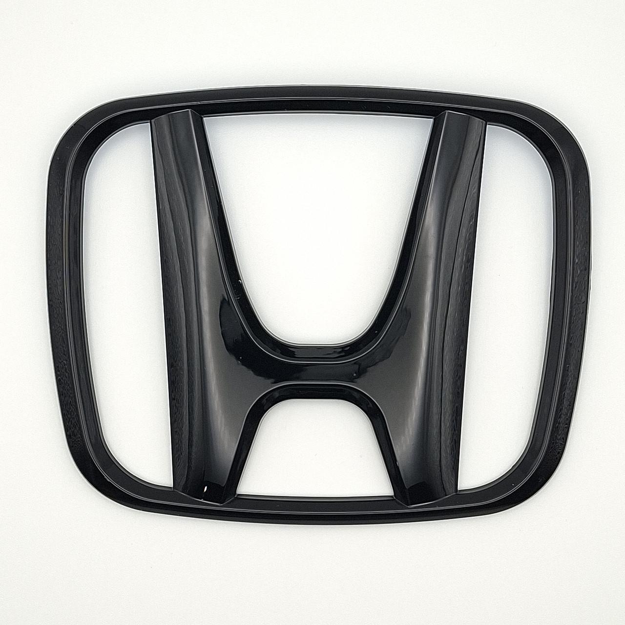 Емблема Honda ABS 117х95 мм Чорний глянцевий (7500-S5T-E11)