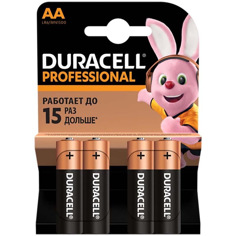 Батарейка Duracell Professional AA/LR06 4 шт.