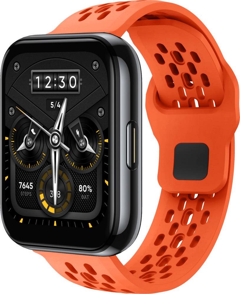 Ремінець силіконовий Liveunic для Realme Watch 2/2 Pro Orange (41946-2C)