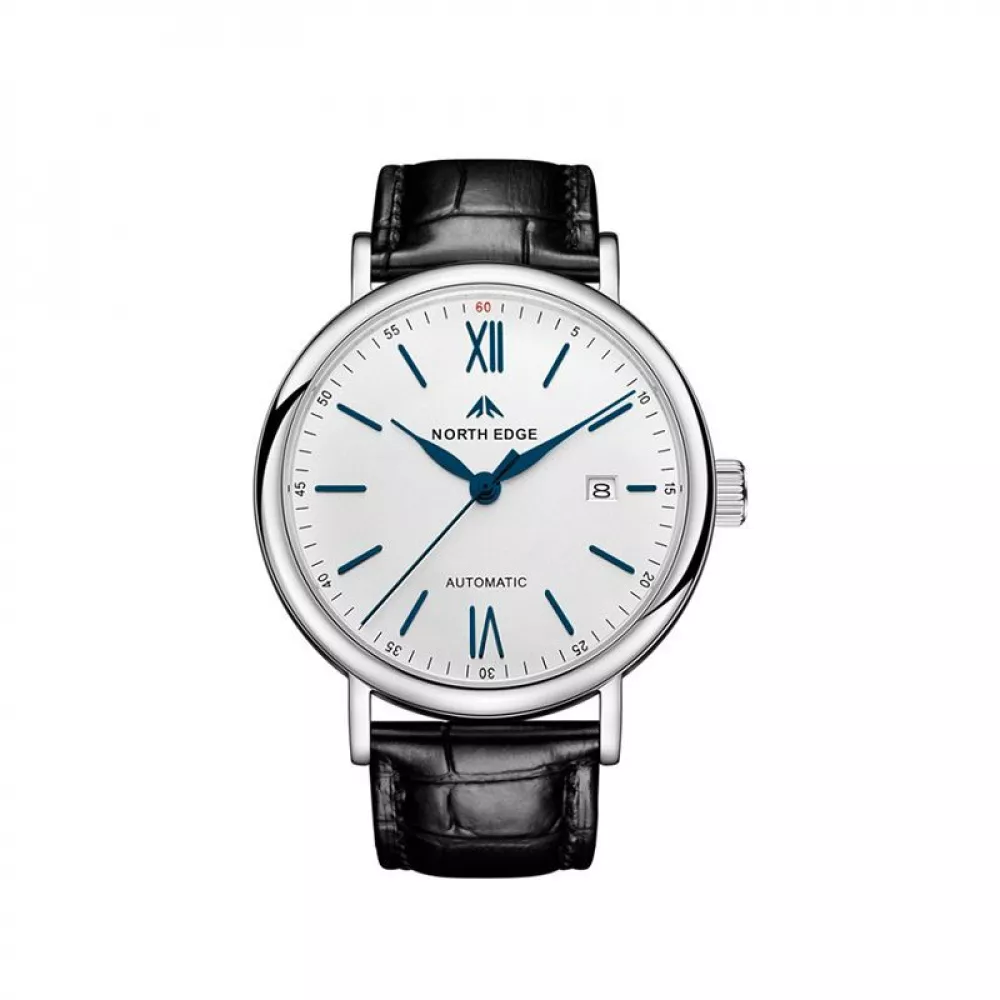 Годинник механічний North Edge AMOY сапфірове скло Miyota 8215 класичний дизайн Синій (632530)