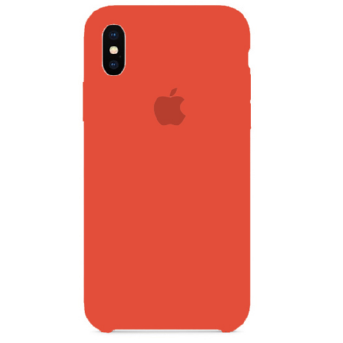Чехол SIlicone Case для iPhone X/XS Protective Matte New Apricot