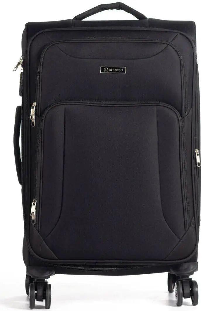 Валіза середня Horoso тканинна 75 л Чорний (S110374S black)