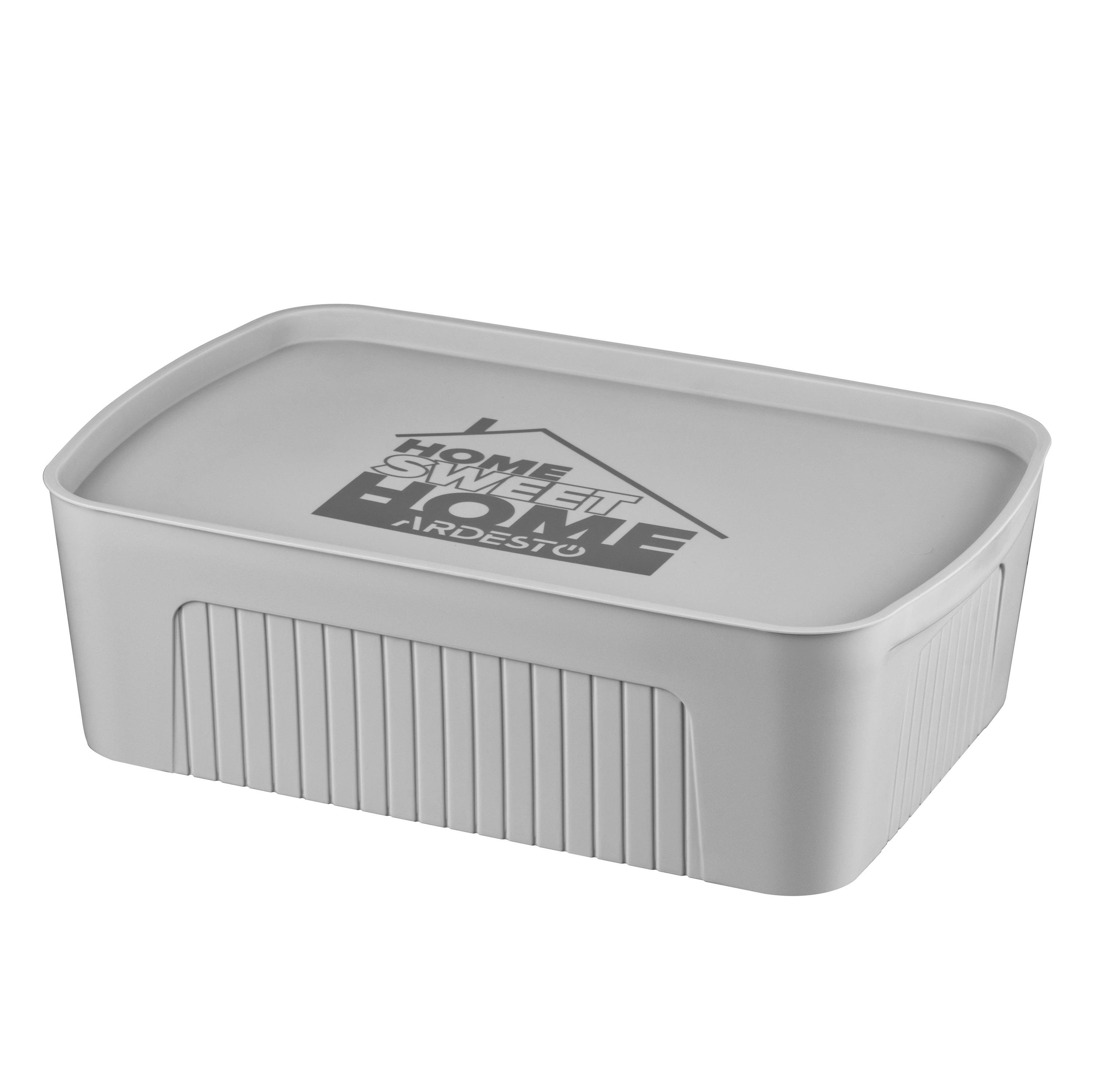 Корзина для хранения ARDESTO 455x310 мм пластик Серый (ERC-ARHC2513G)