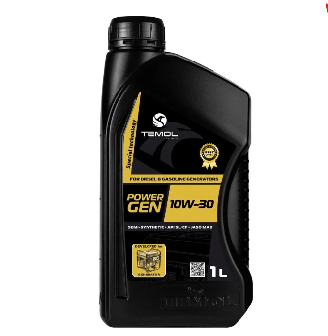 Масло для генераторов Temol Power Gen 10W-30 1 л