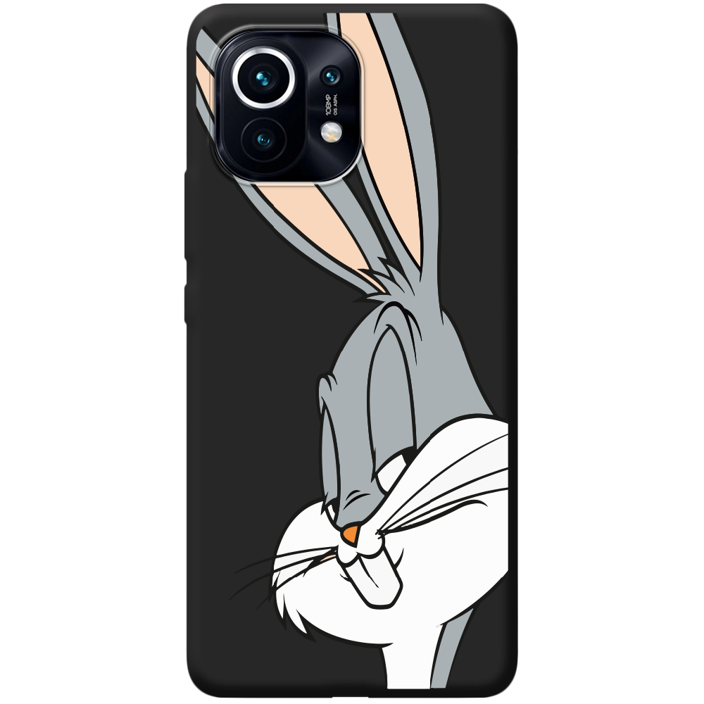 Чехол BoxFace Xiaomi Mi 11 Lucky Rabbit Черный силикон (41924-bk81-44011)