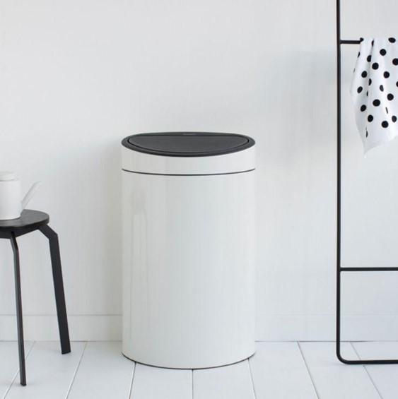 Бак для сміття Brabantia Touch Bin 40 л Білий (114984) - фото 7