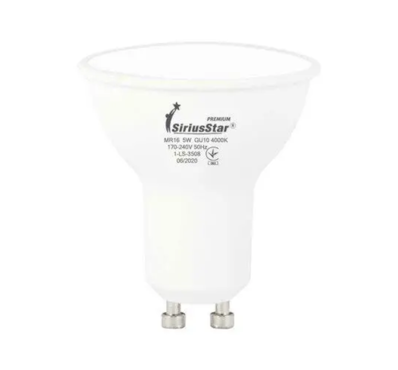 Светодиодная лампа SiriusStar 5W MR16 4000K GU10 Белый (3508)