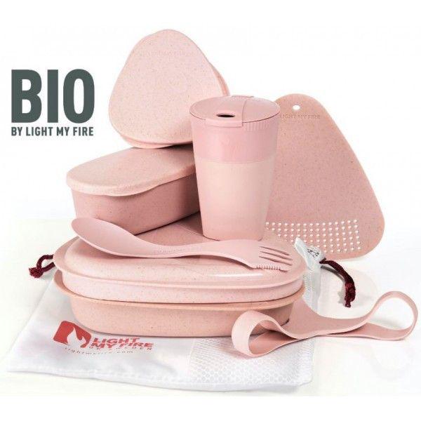 Набор посуды Light My Fire MealKit BIO 8 pcs Pink (1033-LMF 2413610110)