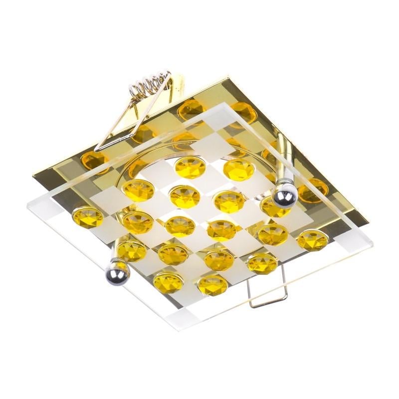 Светильник точечный декоративный HDL-G120 PB/Yellow MR16