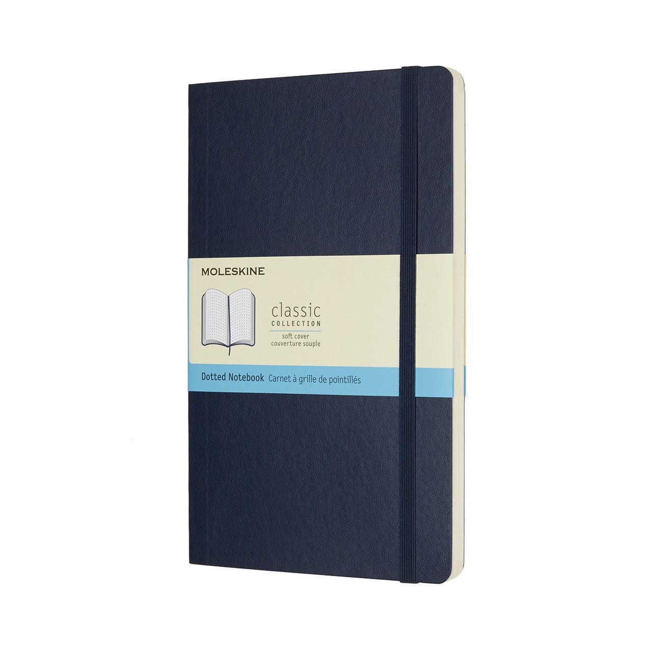 Блокнот Moleskine Classic средний 13х21 см 192 страницы в точку мягкая обложка Сапфир (8055002854764)