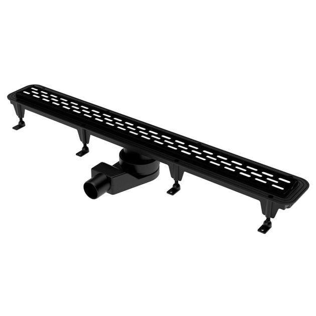 Канал душевой Waterway Stream 650 мм с решеткой LINE Черный (LM-WSB700001N2)