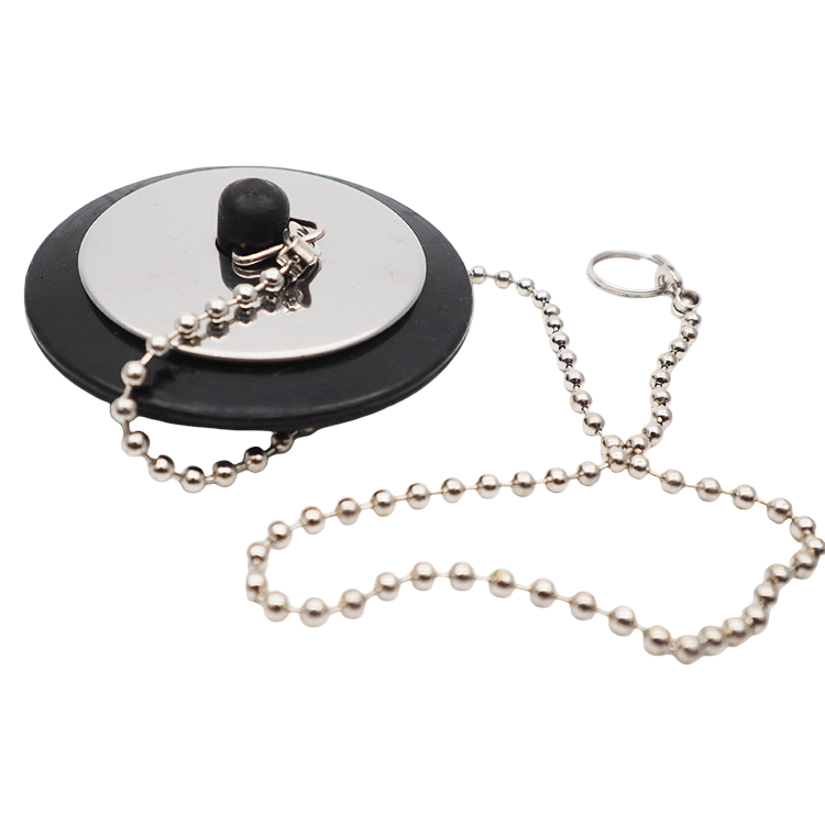 Пробка для ванной с цепочкой универсальная из нержавеющей стали (29616) Пробка для ванной с цепочкой универсальная из нержавеющей стали (29616)