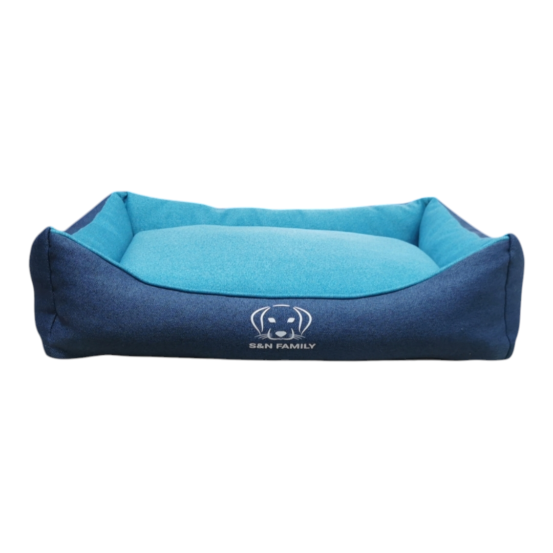 Лежанка з текстилю для гігантських собак Lagoon XXXL 160х110х25 см Синій
