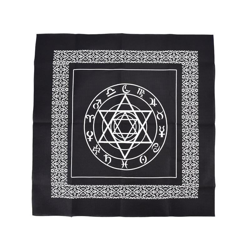 Специальная скатерть для раскладов картами Таро и гаданий 50x50 см (8I3558B)