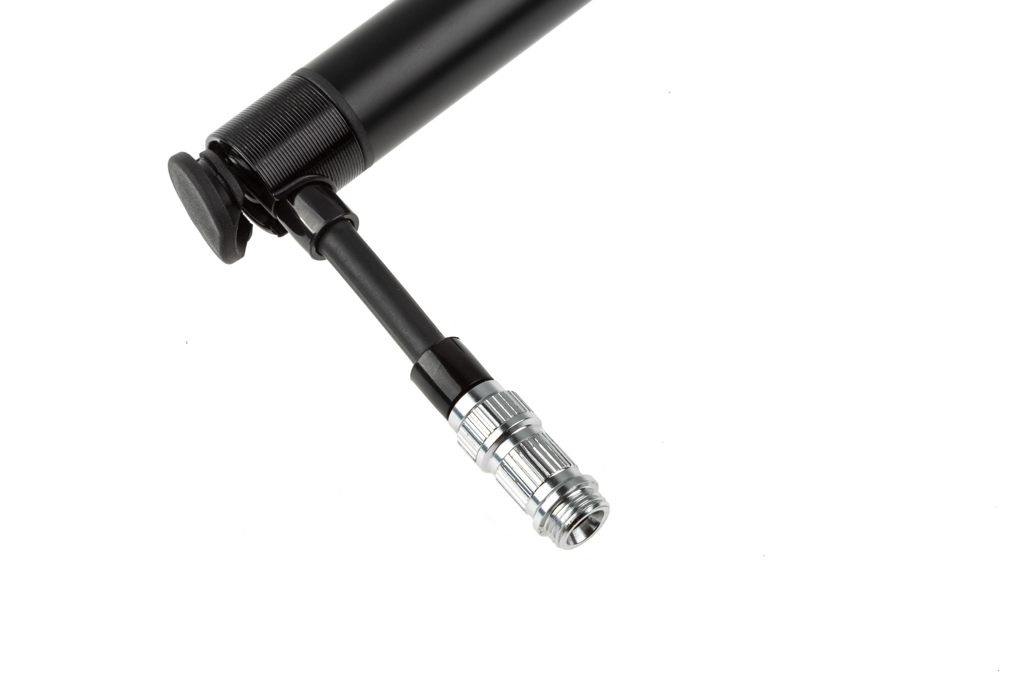 Насос компактний Giyo GP-84S алюміній мікро висувний шланг різьбова голівка 13 см 120psi/8,3bar - фото 3