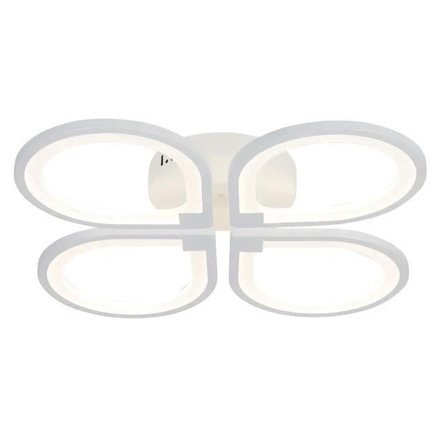 LED-люстра стельова Valeso з пультом на чотири плафони 3000/6500K IP20 G 1143/4 WT 104W Білий (28688133)