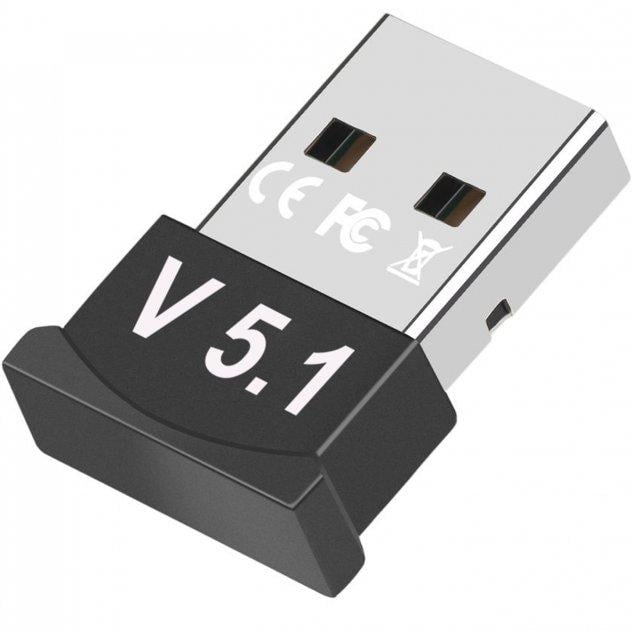 Адаптер Bluetooth 5.3 Kayfovo AT62 для комп'ютера/ноубука/принтера USB Windows 11/10/8.1 (29273)