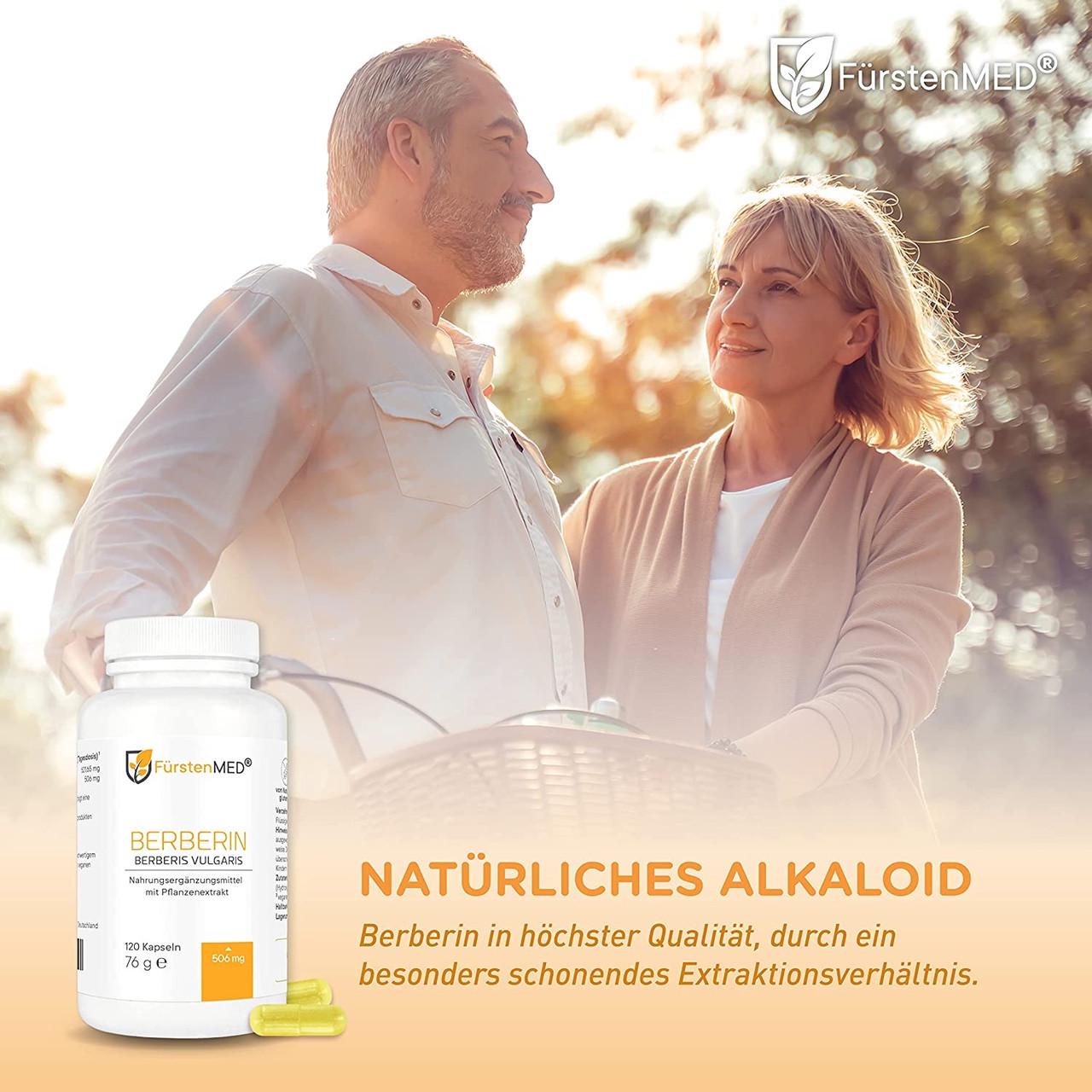 Берберин FurstenMED 506 мг 120 капсул (50091798) - фото 5 Берберин FurstenMED 506 мг 120 капсул (50091798) - фото 5