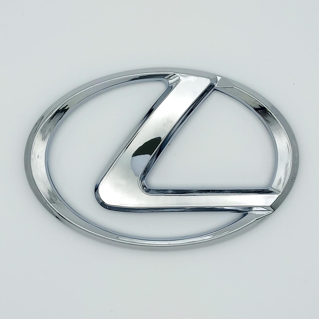 Эмблема Lexus ABS 110х75 мм Хром глянцевый (2690649914)