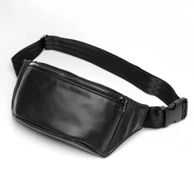 Поясная сумка мужская Sambag Tirso PSO из кожи Черный (81119001m)