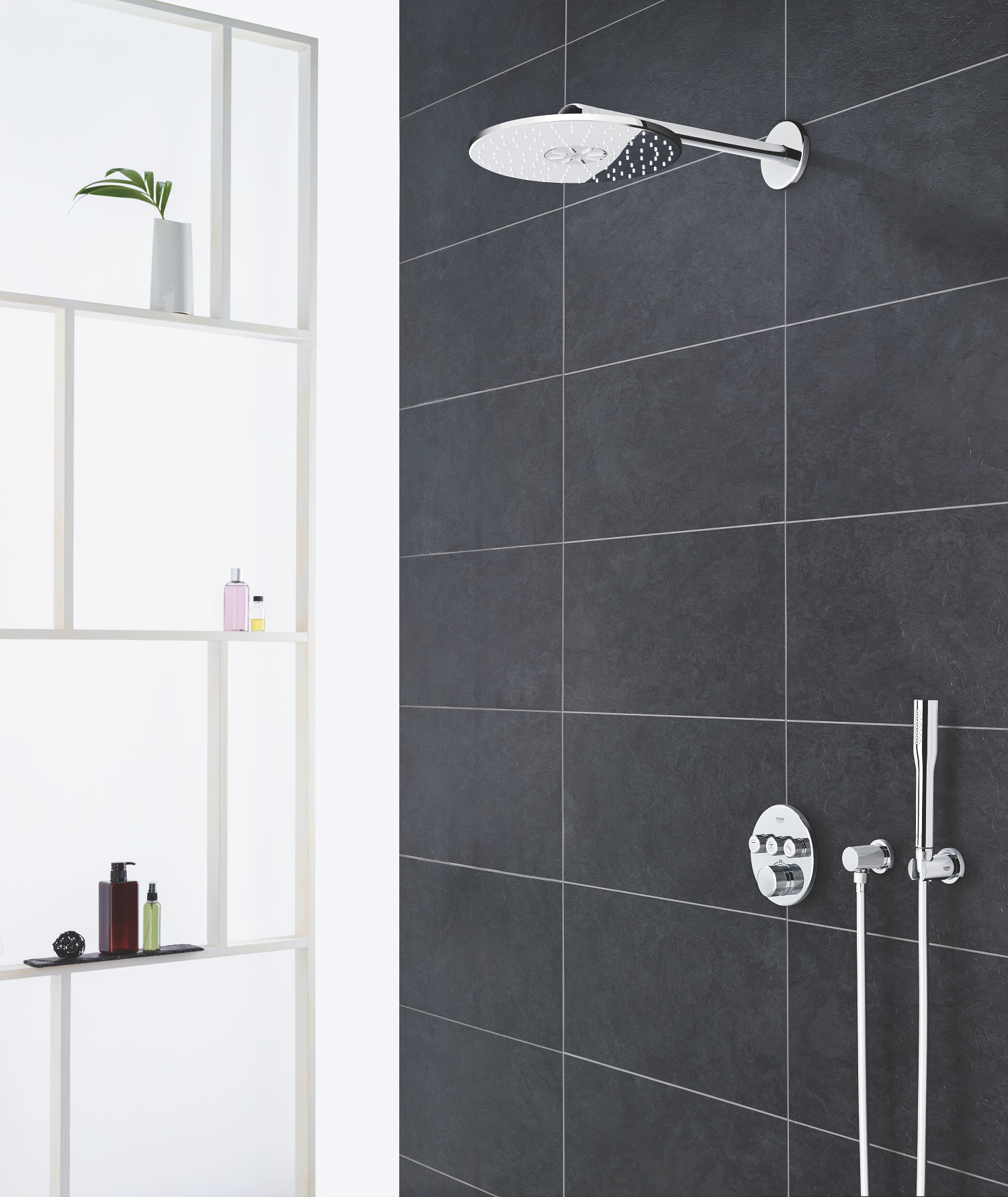 Душевая система скрытого монтажа Grohe Grohtherm SmartControl с термостатом (34705000) - фото 3