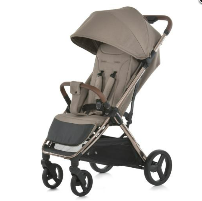 Коляска-книжка прогулянкова El Camino ME 1192 AXIS Milk Chocolate